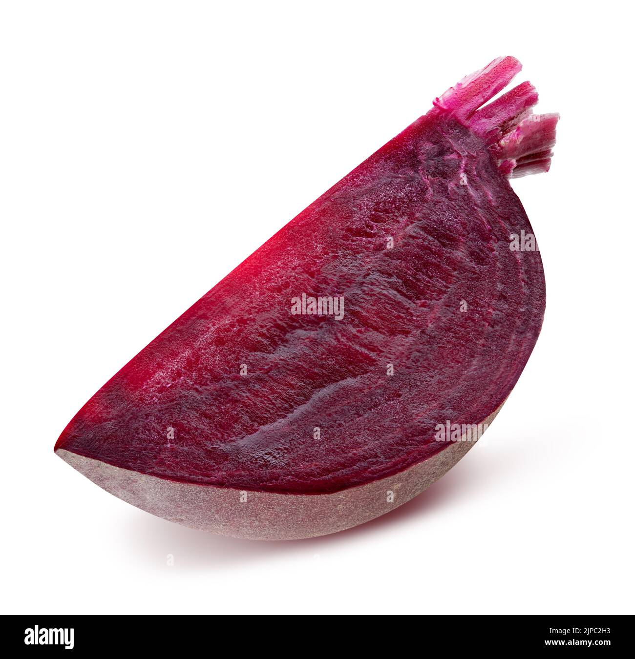 Fresh beetroot isolated on white background. Clipping path Stock Photo