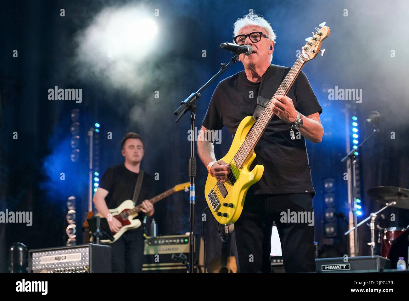 Trevor Horn performing at Fairport's Cropredy Convention. Banbury, UK. August 11, 2022 Stock Photo