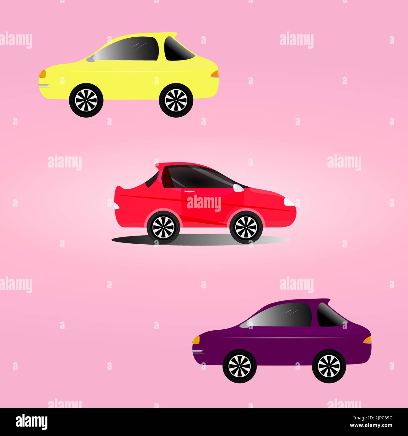Sport car fast speed vehicle transport rally sedan automotive performance graphic design vector illustration Stock Vector