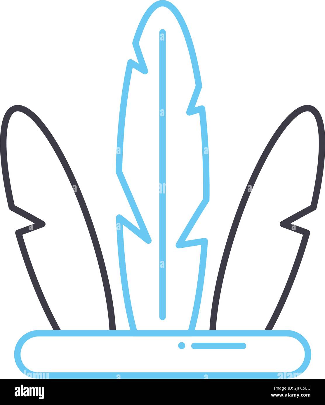 souvenir line icon, outline symbol, vector illustration, concept sign Stock Vector