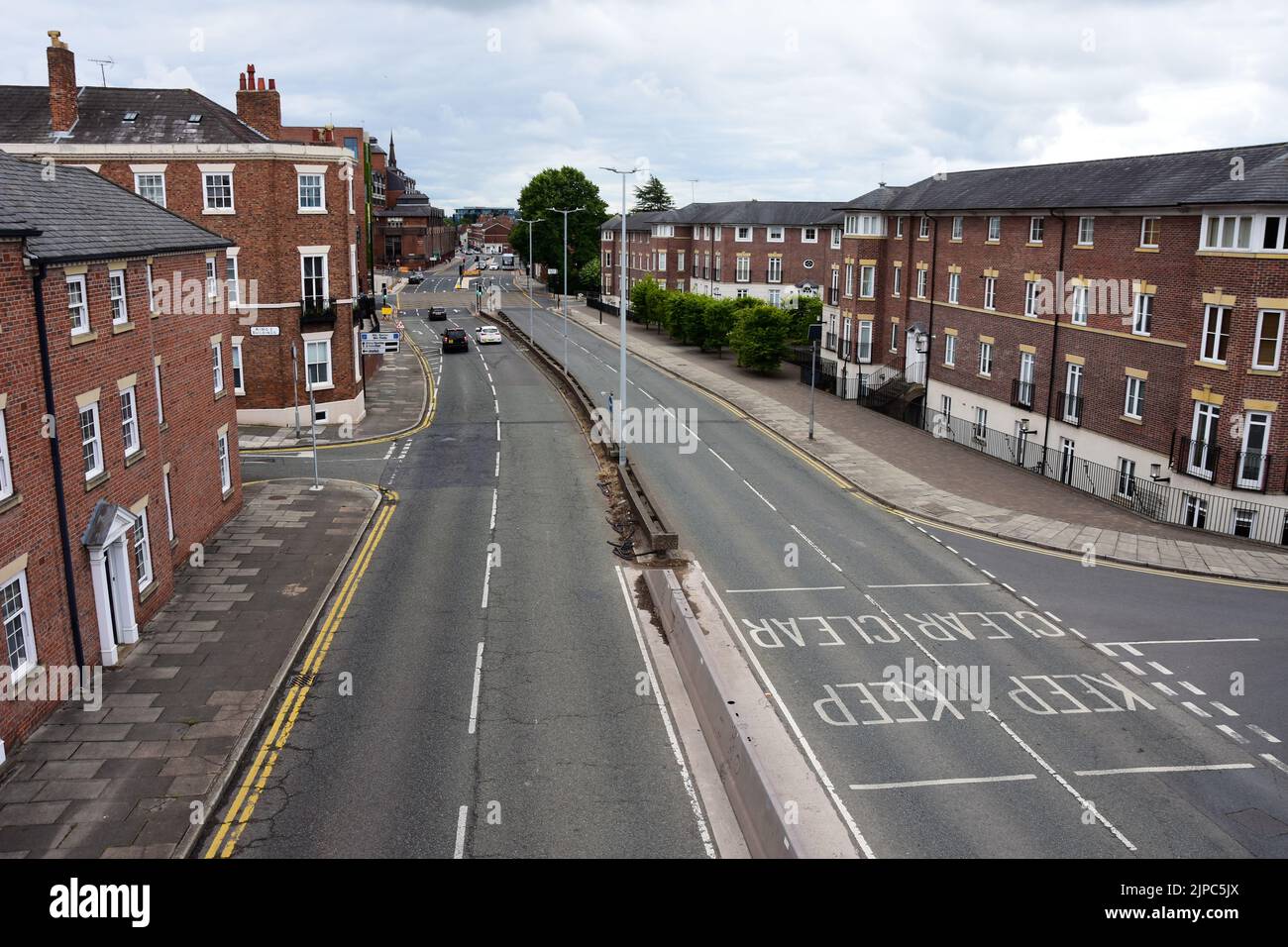 Chester, UK: Jul 3, 2022: St Martin's Way is a roadway which forms part of Chester Ring Road Stock Photo