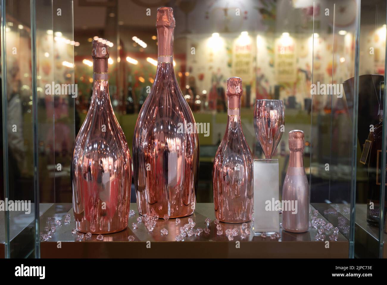 Champagne bottles sizes hi-res stock photography and images - Alamy