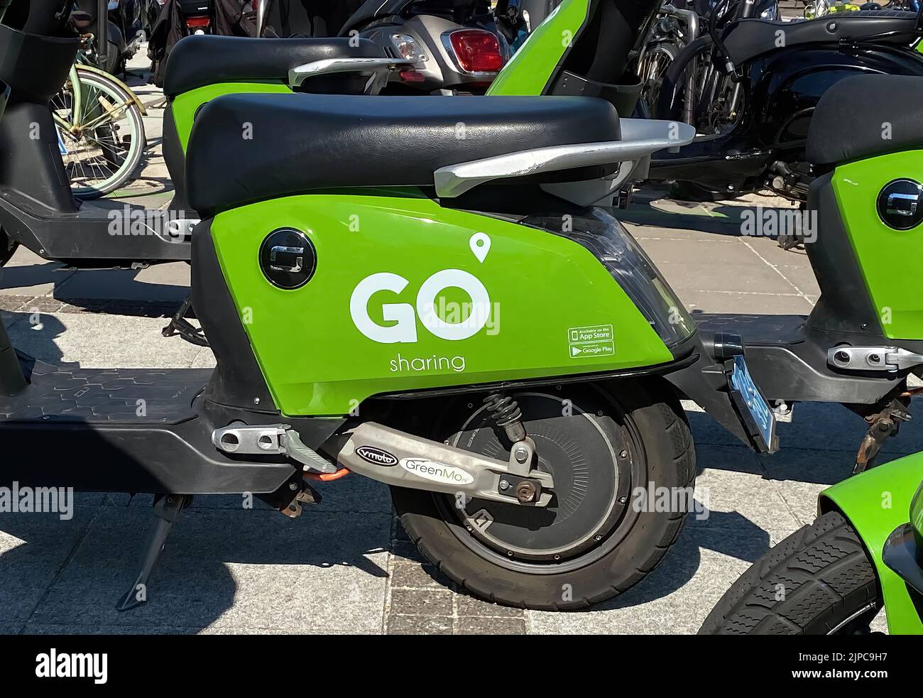 Zandvoort, Netherlands August 12. 2022 Closeup of logo lettering of