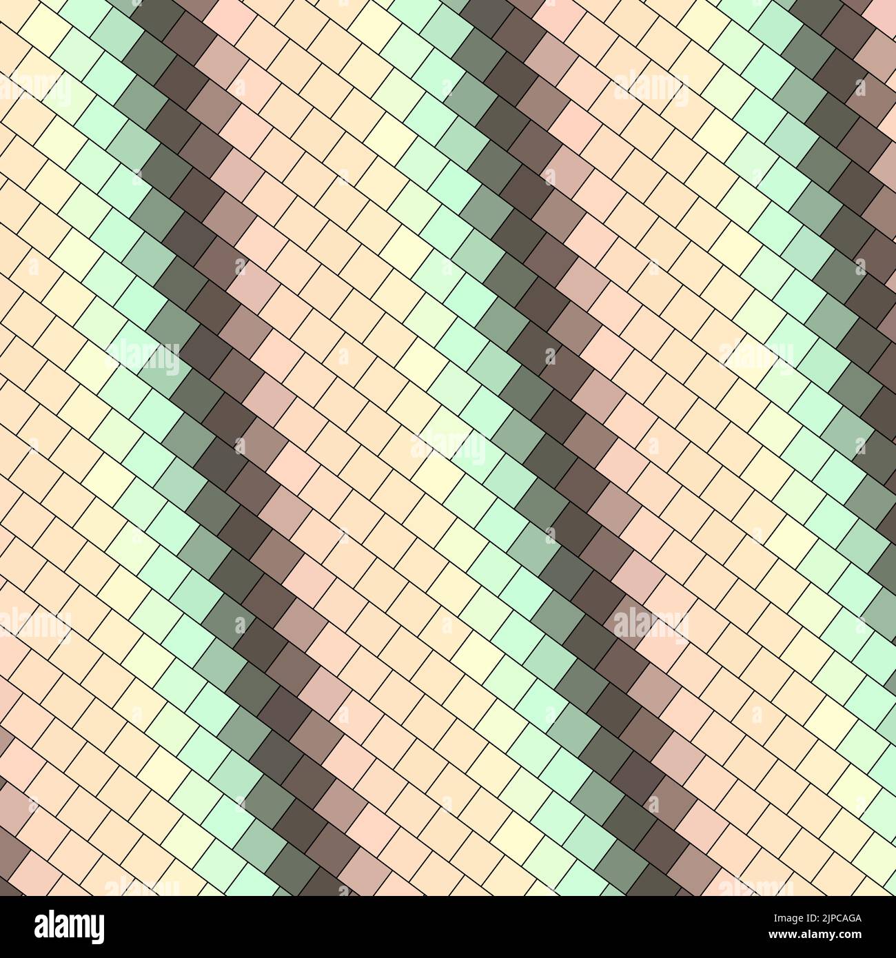 abstract squared Colorful palette brick wall texture background with