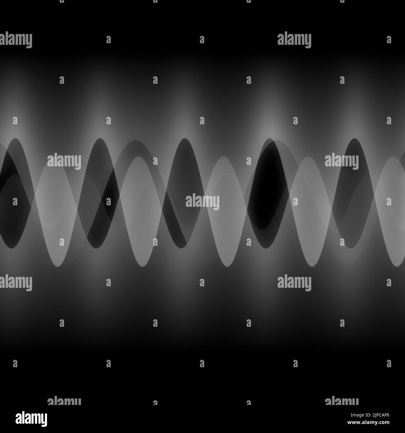 Illustration of multiple waves oscillating or overlapping by many small ...