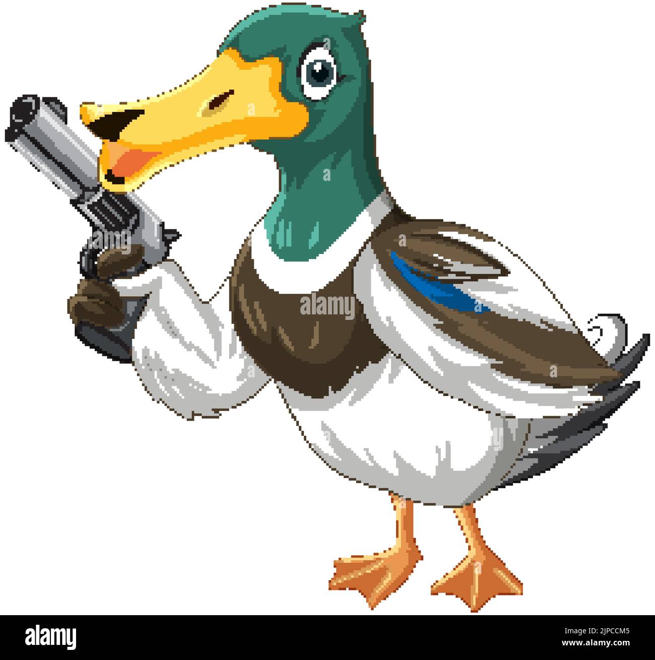 Duck with gun image hires stock photography and images Alamy