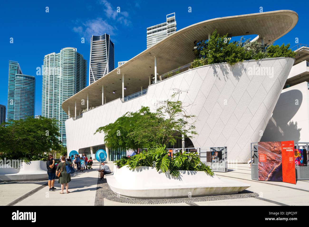 Skyline,One Museum Plaza,Frost Science Museum and Perez Art Museum