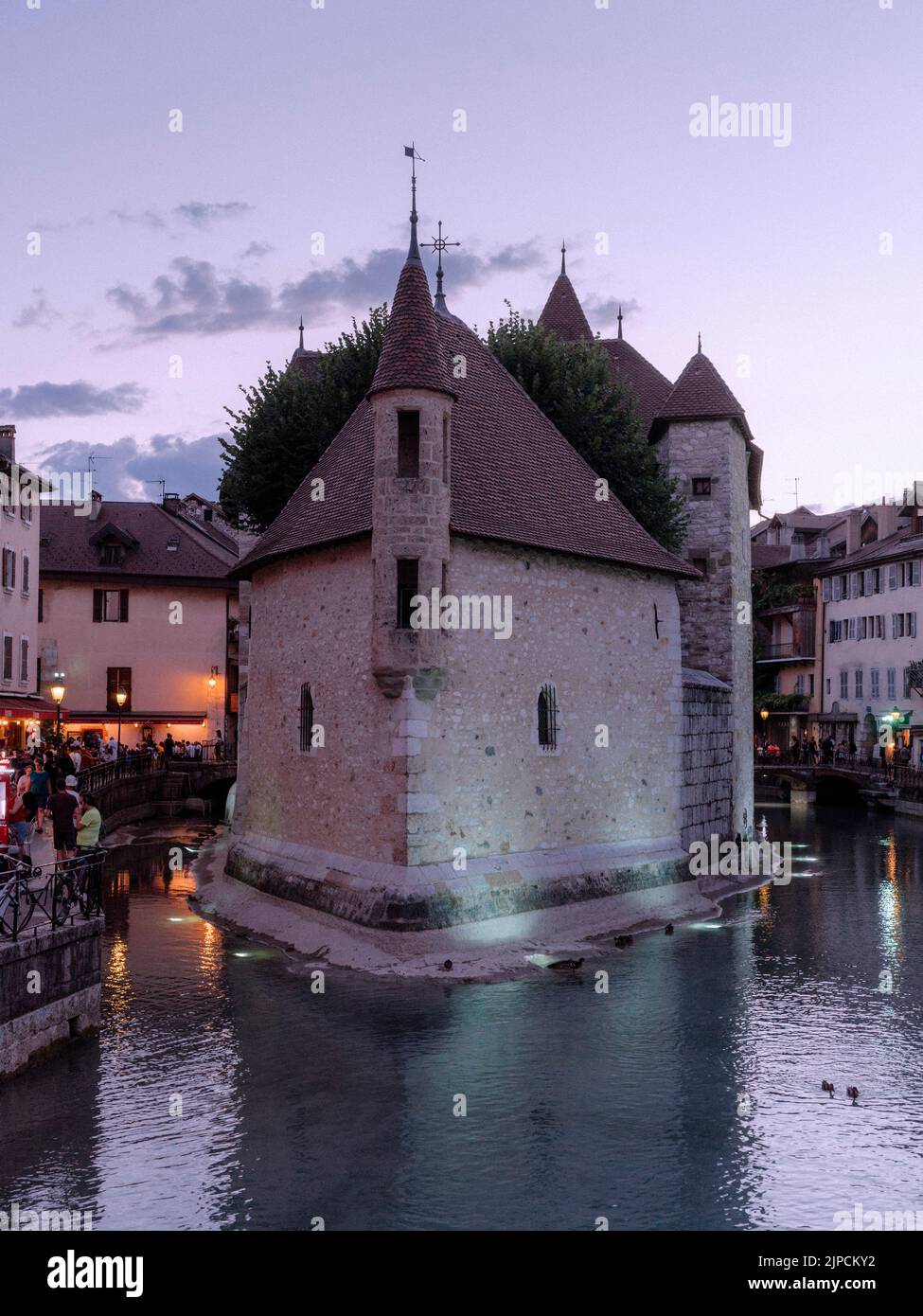 Palais de l'Isle in Annecy/France Stock Photo