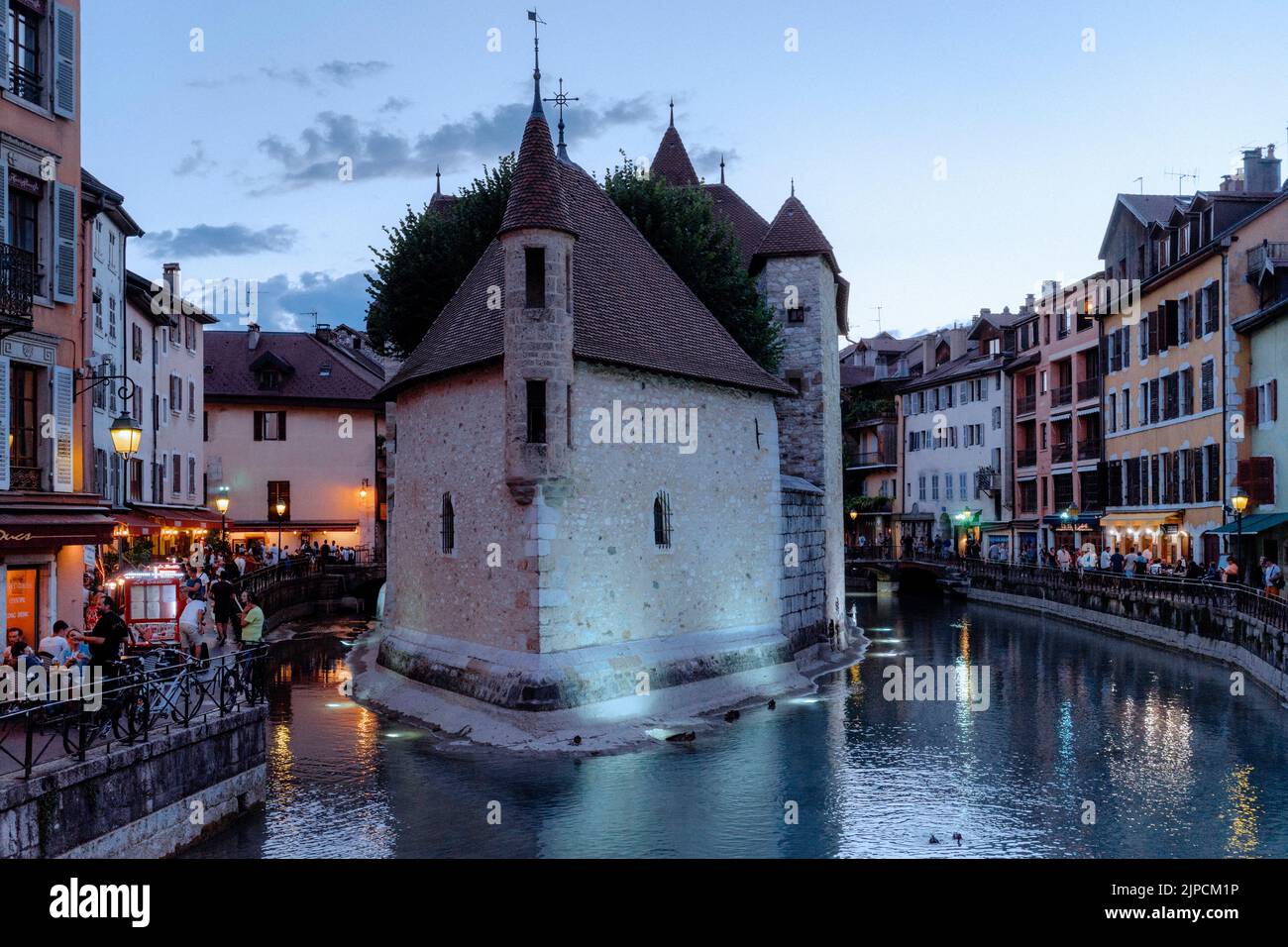 Palais de l'Isle in Annecy/France Stock Photo