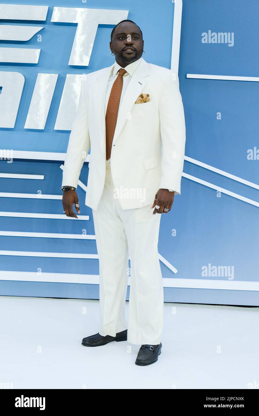 Brian Tyree Henry seen during the Bullet Train Uk Gala Screening held at Cineworld Leicester Square , London on Wednesday 20 July 2022 . Picture by Julie Edwards. Stock Photo
