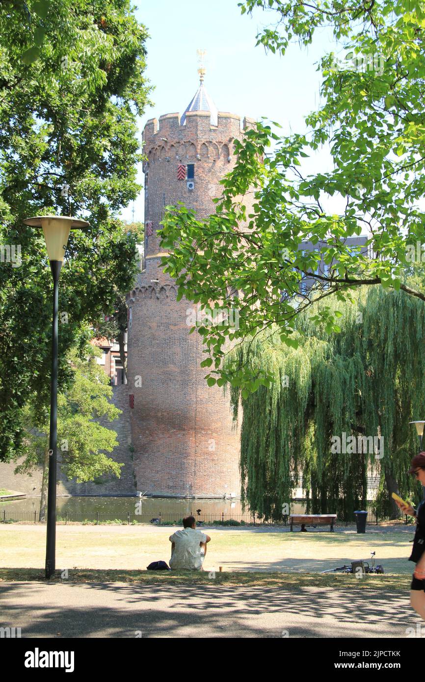 Powder Tower in Nijmegen the Netherlands Stock Photo