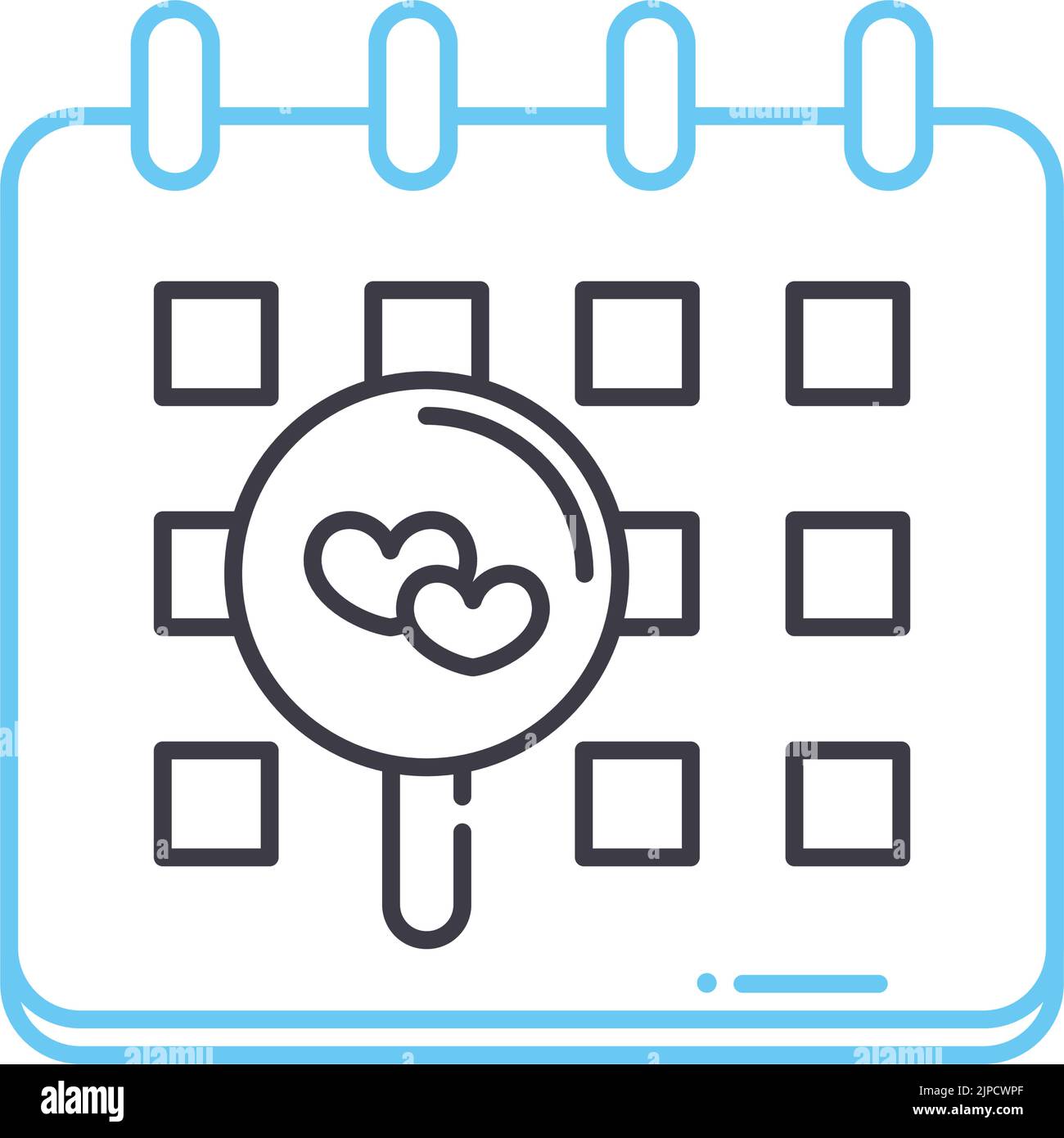 save-the-date-line-icon-outline-symbol-vector-illustration-concept