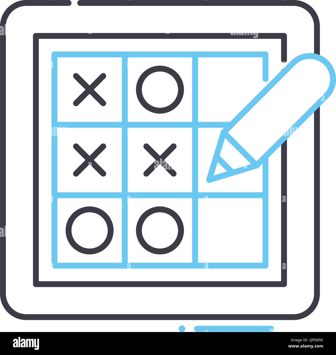 Play tic-tac-toe online, Squiggle