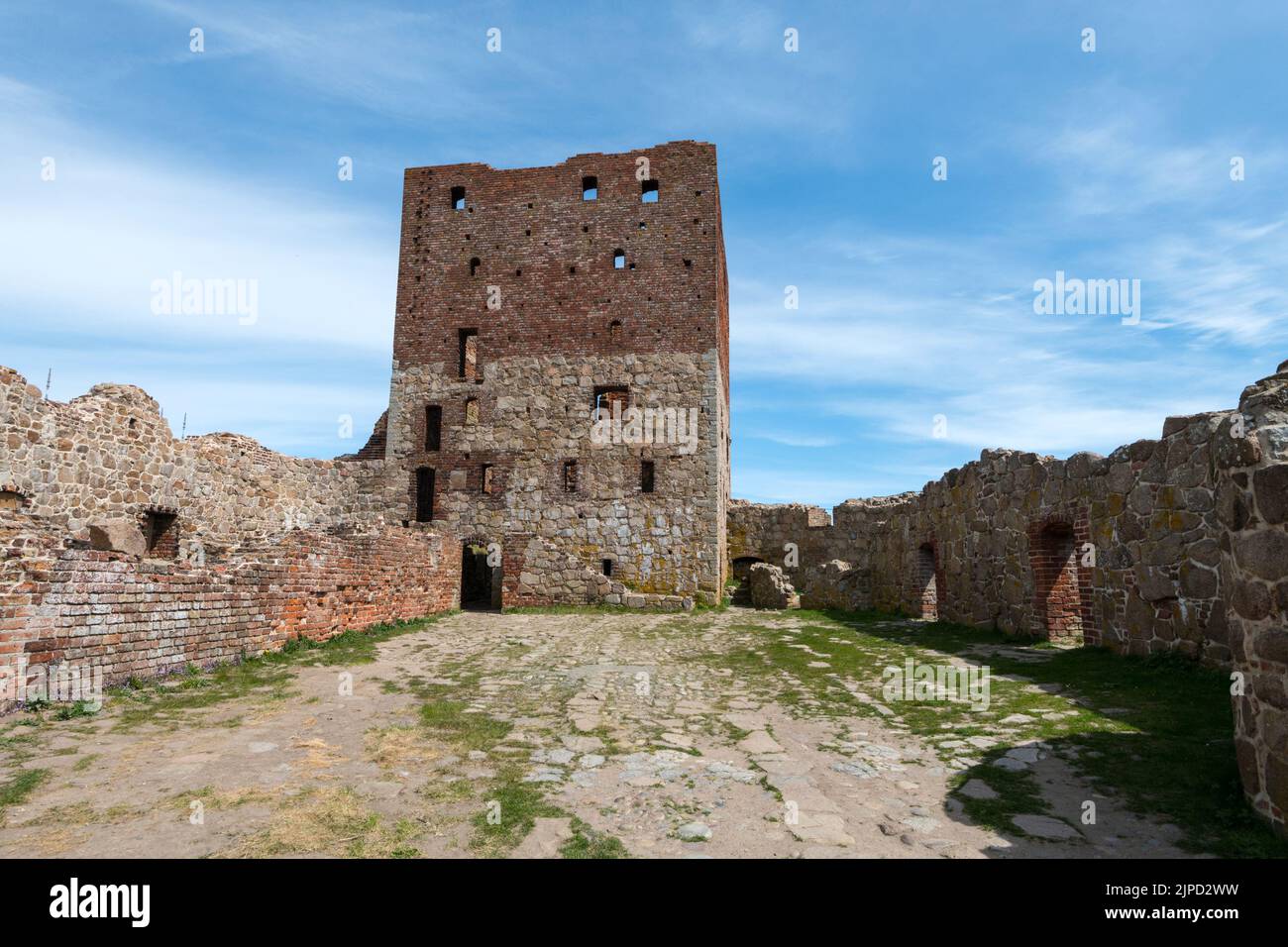 Hammershus is a medieval fortification on the northern tip of the