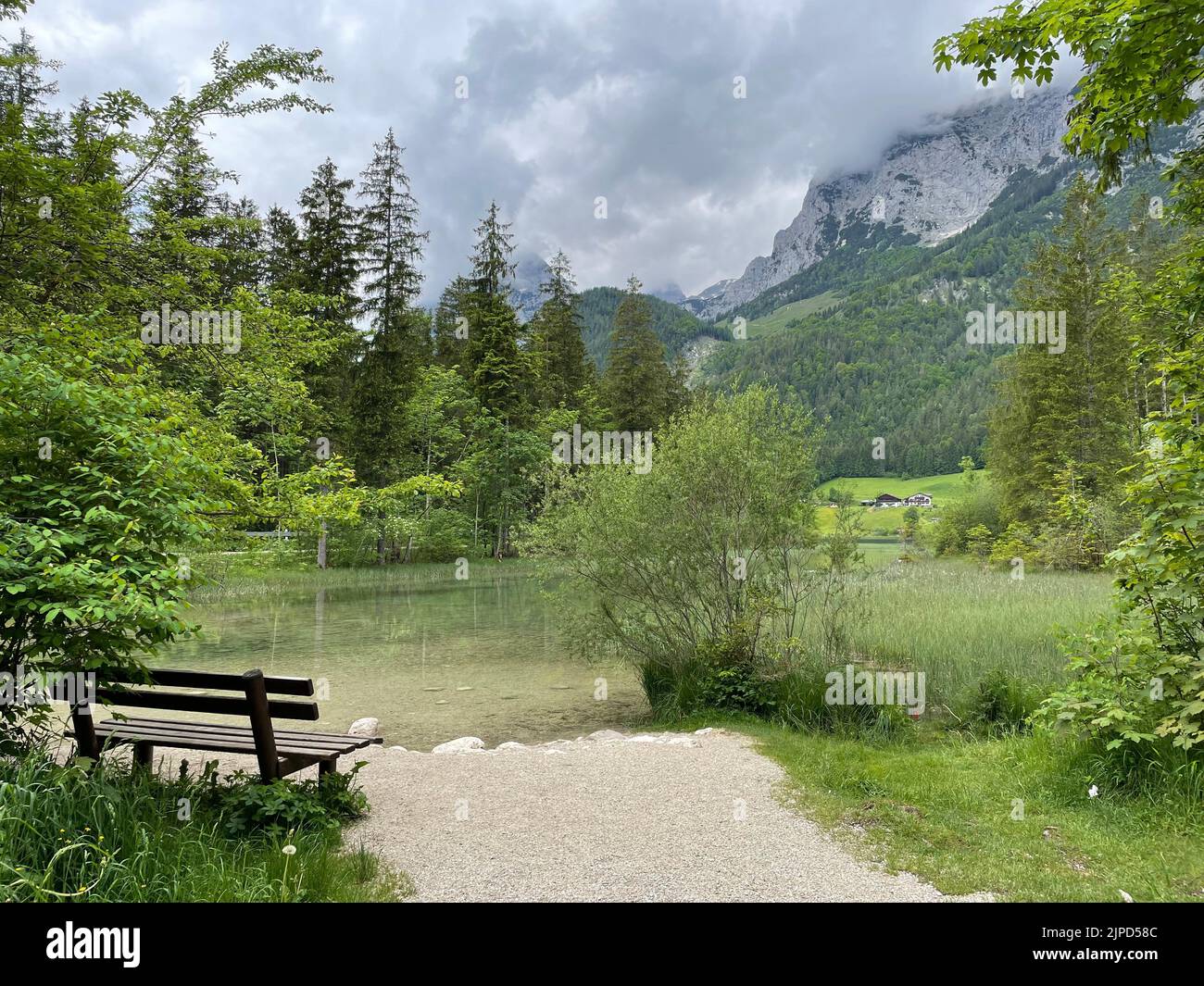 Nature in Berchtesgaden Bavaria Spring has sprung Stock Photo