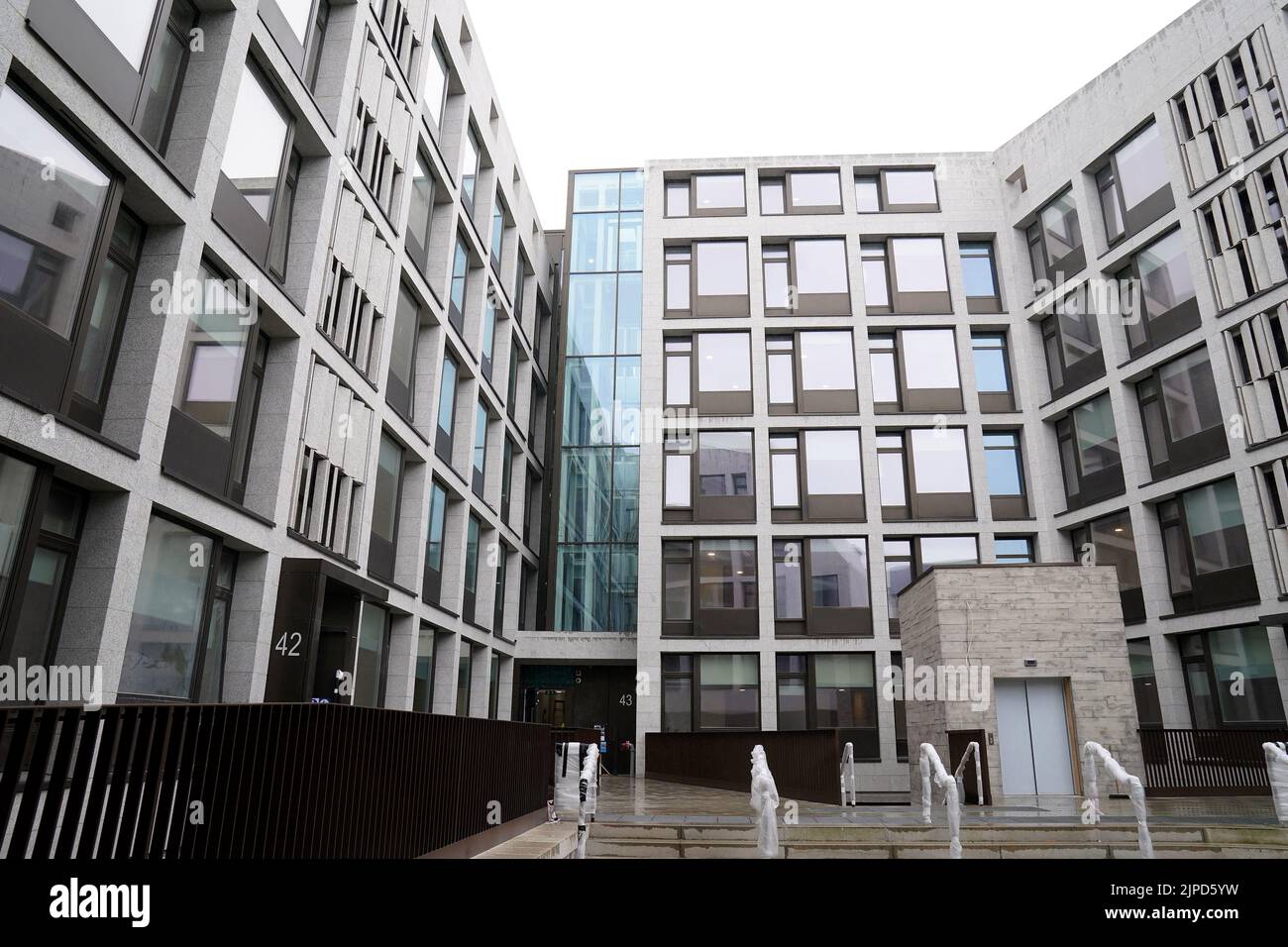 A view of soon to open student at Trinity College Dublin’s