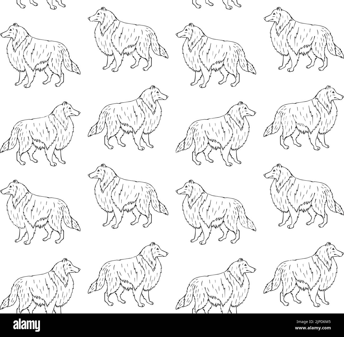 Seamless pedigree Black and White Stock Photos & Images - Alamy