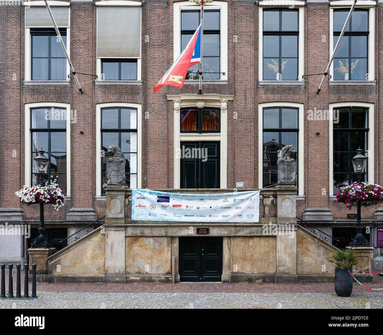 Zaltbommel, Gelderland, The Netherlands - 07 12 2022 - Facade of the townhall Stock Photo