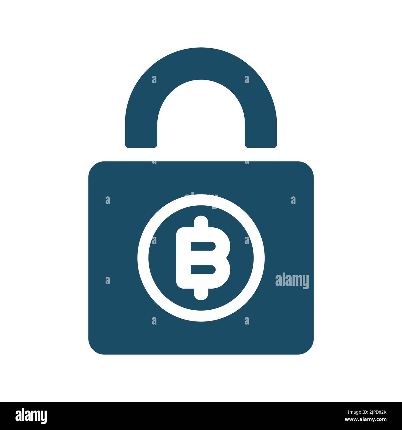 High quality dark blue flat bitcoin safety, security icon. Block chain,  digital money, crypto currency. Useful for web site, banner, greeting  cards, a Stock Photo - Alamy