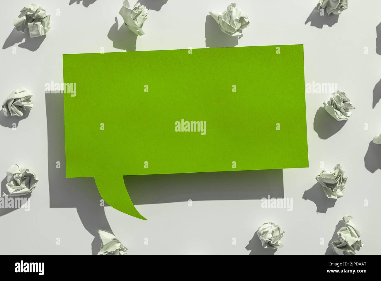 Paper Wraps And Magnifier Placed Around Important Information Stock