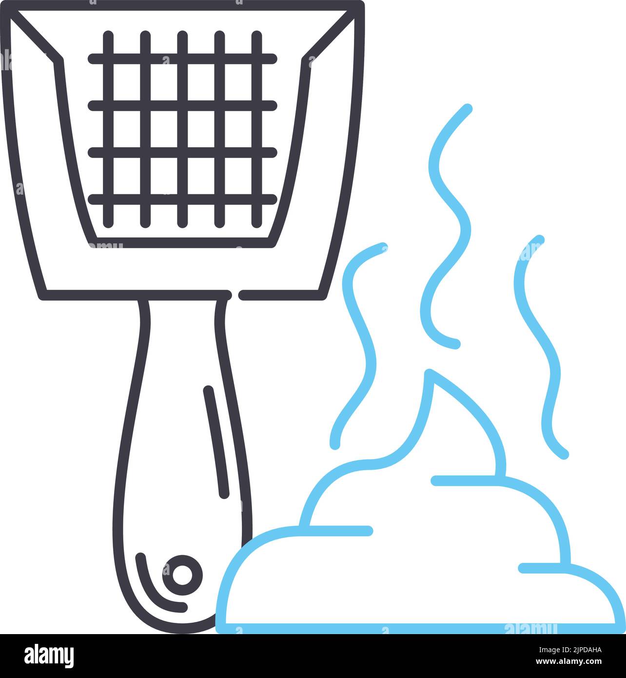 scoop line icon, outline symbol, vector illustration, concept sign Stock Vector Image & Art Alamy