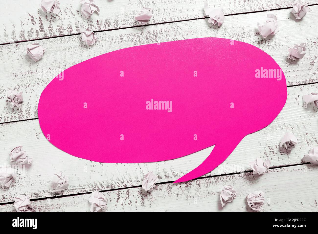 Speech Bubble With Important Information Placed In Front Of Net. Stock Photo