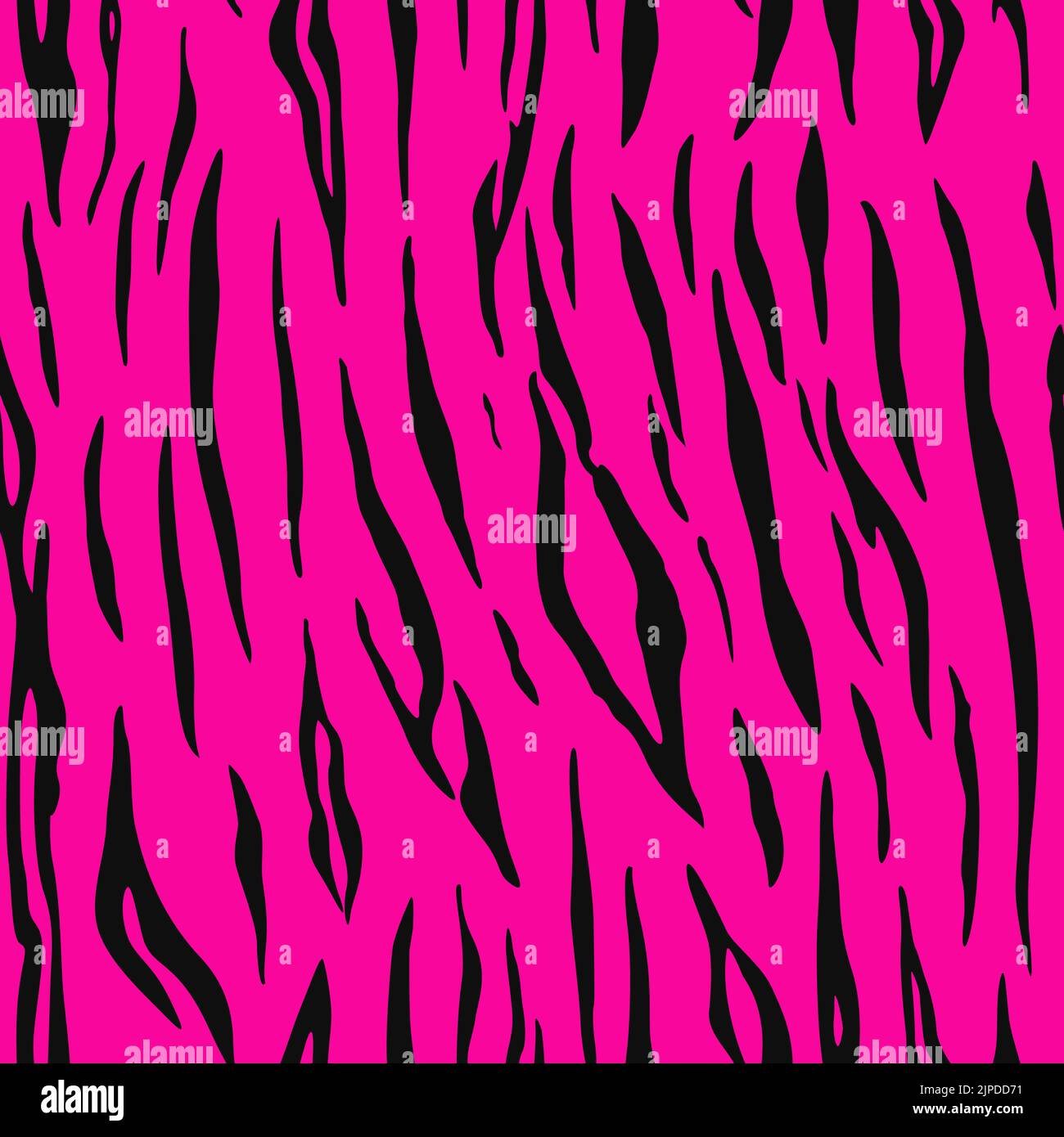 A vector illustration of pink tiger's striped seamless pattern Stock