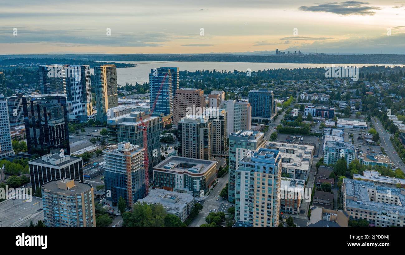 Bellevue is a city in the Pacific Northwest Stock Photo