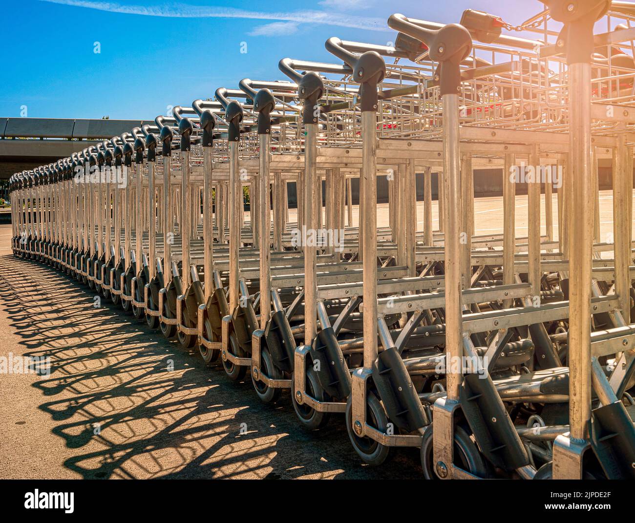 airport, trolleys, transportation assistance, airports, trolley Stock