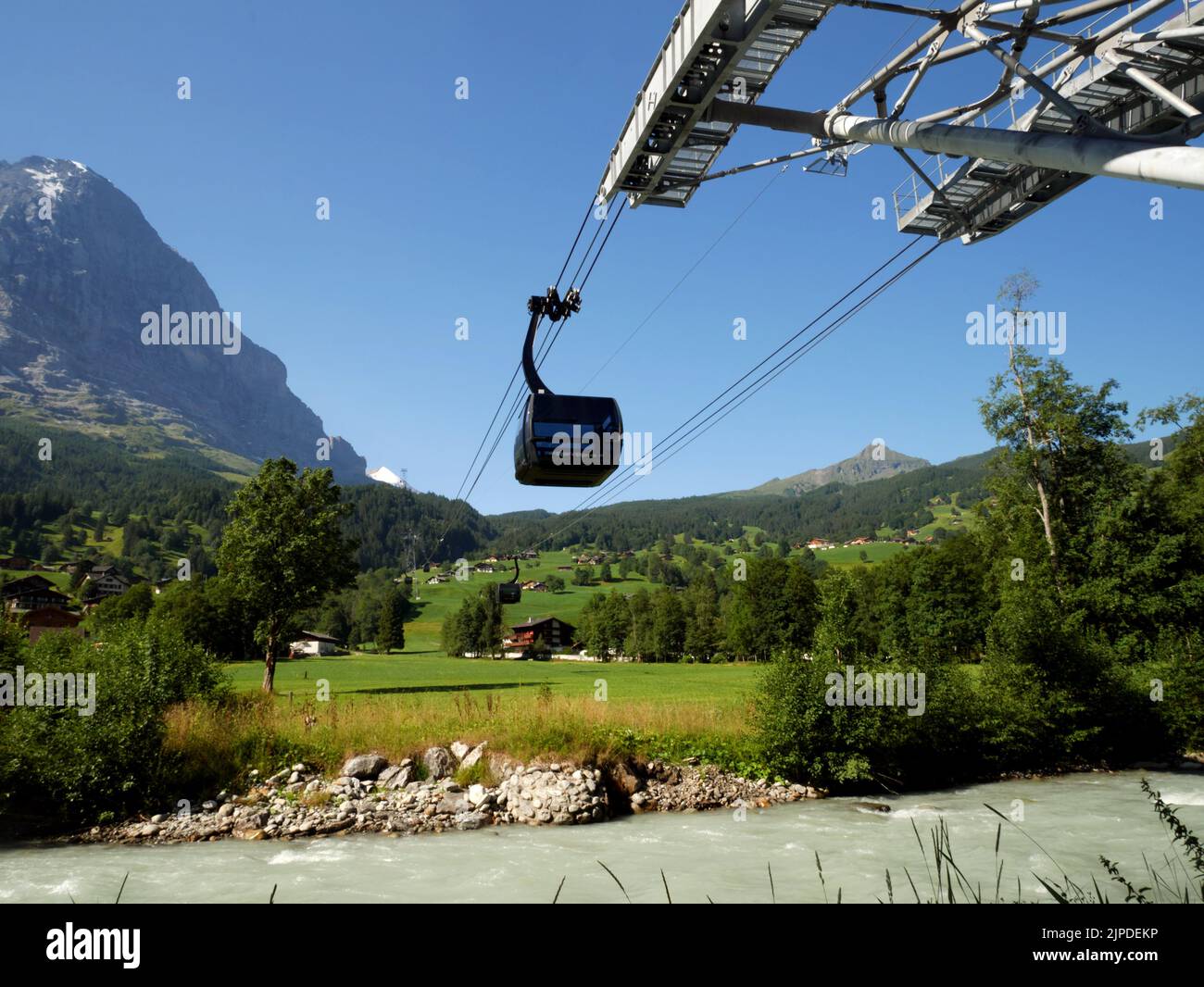 Eiger Express cable car, Grindelwald terminal, Bernese Oberland