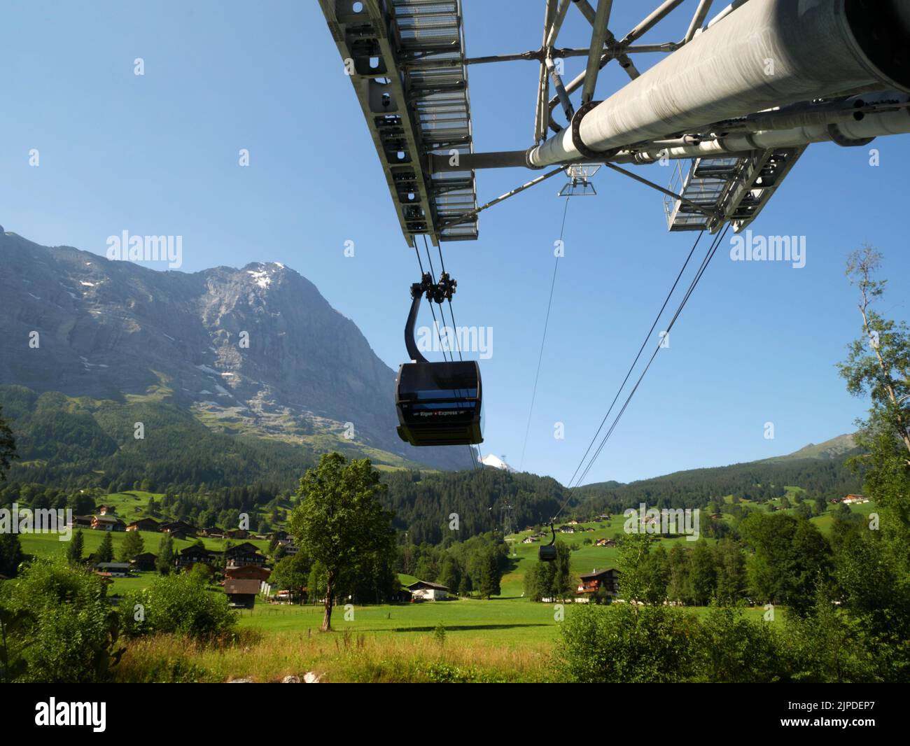 Eiger Express cable car, Grindelwald terminal, Bernese Oberland