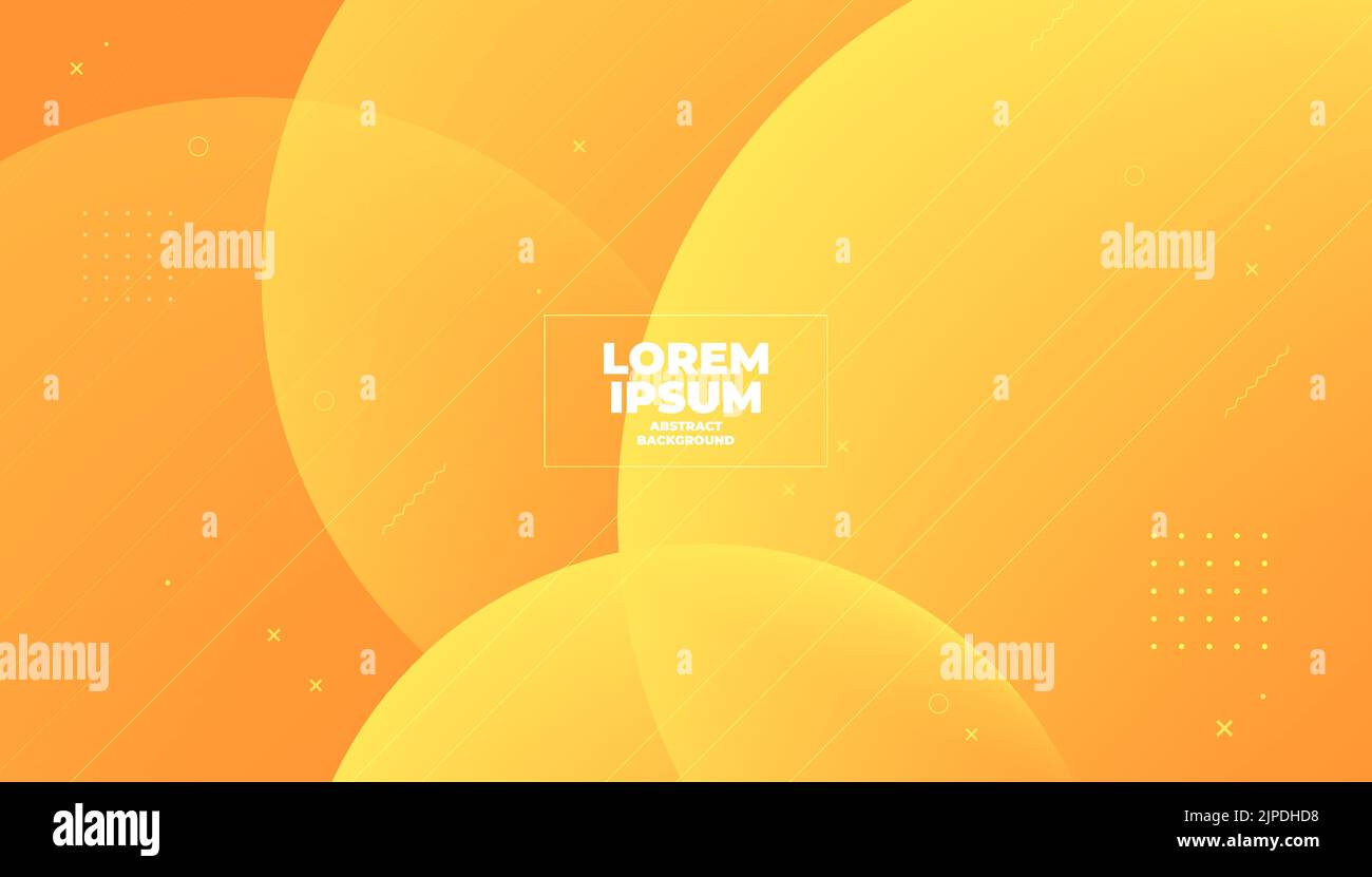Abstract yellow geometric background with space for text and message. Stock Vector
