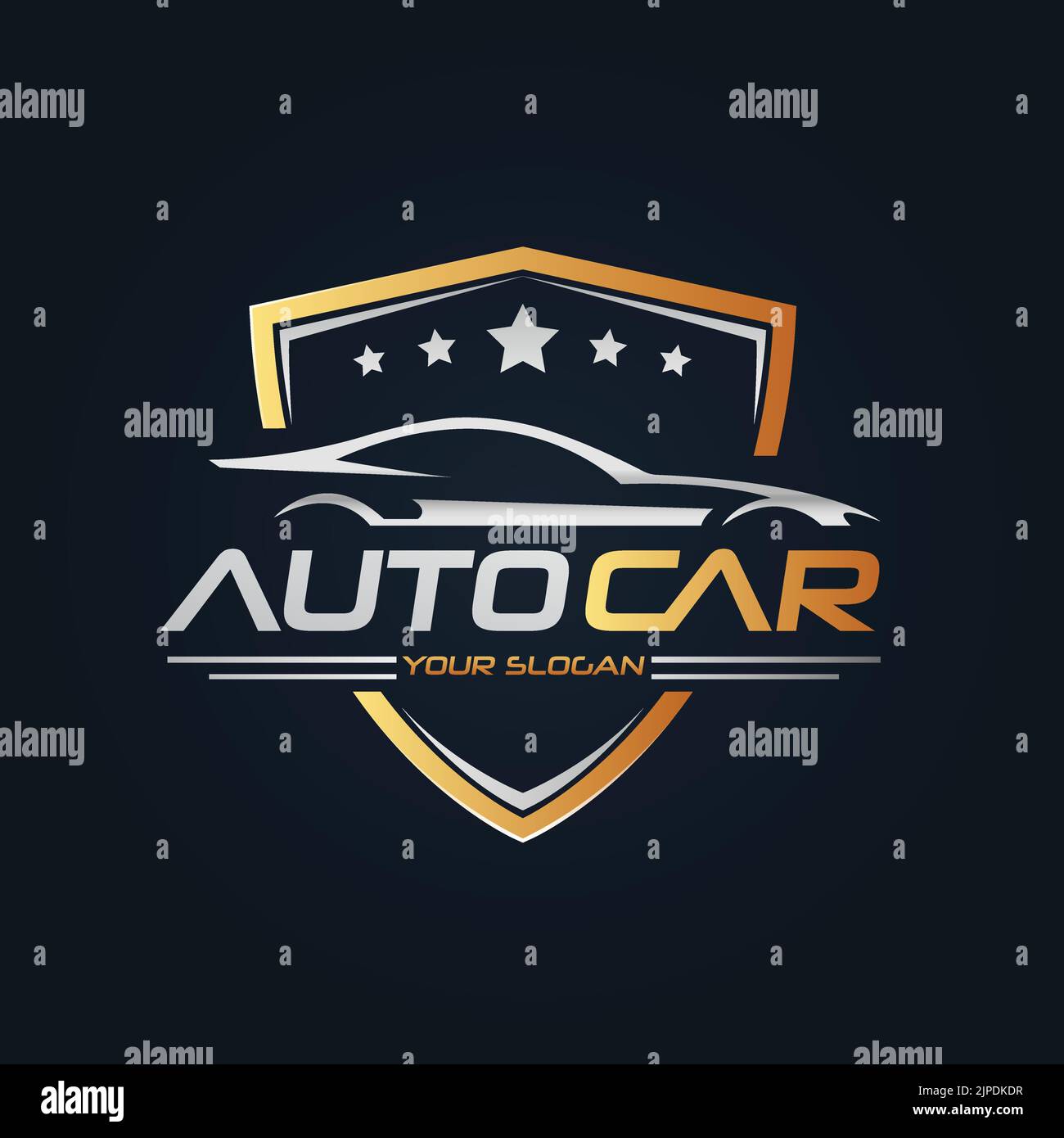 Car Garage Premium Concept Logo Design Stock Vector Image & Art - Alamy