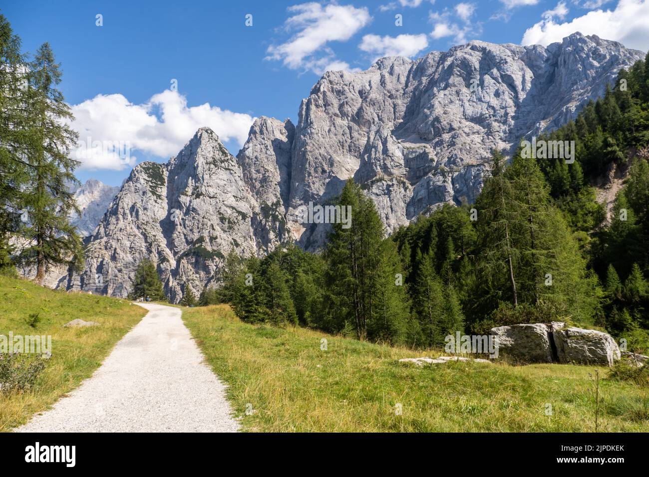 A landscape of the Slovenian Alps Stock Photo - Alamy