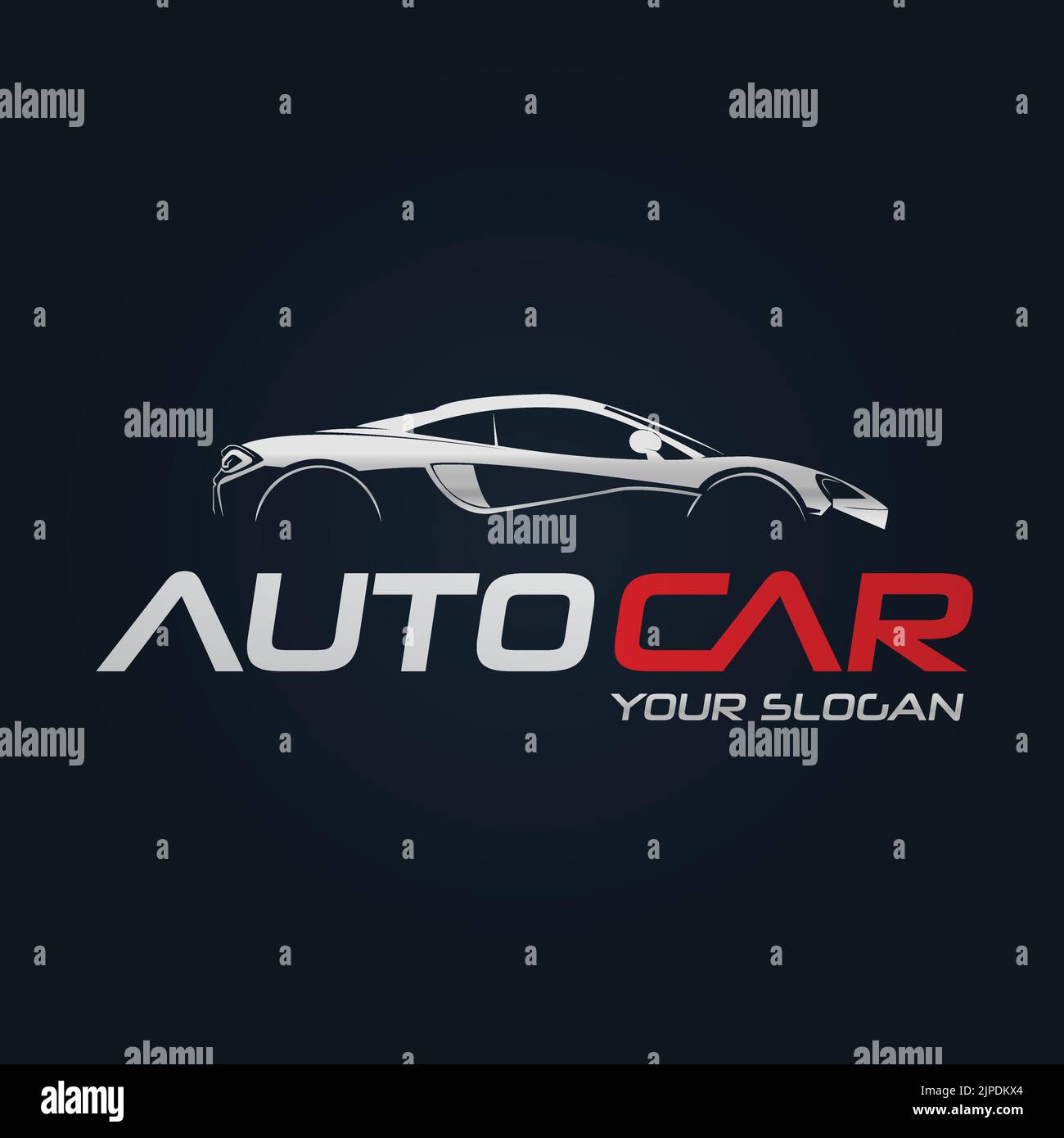 Car Garage Premium Concept Logo Design Stock Vector