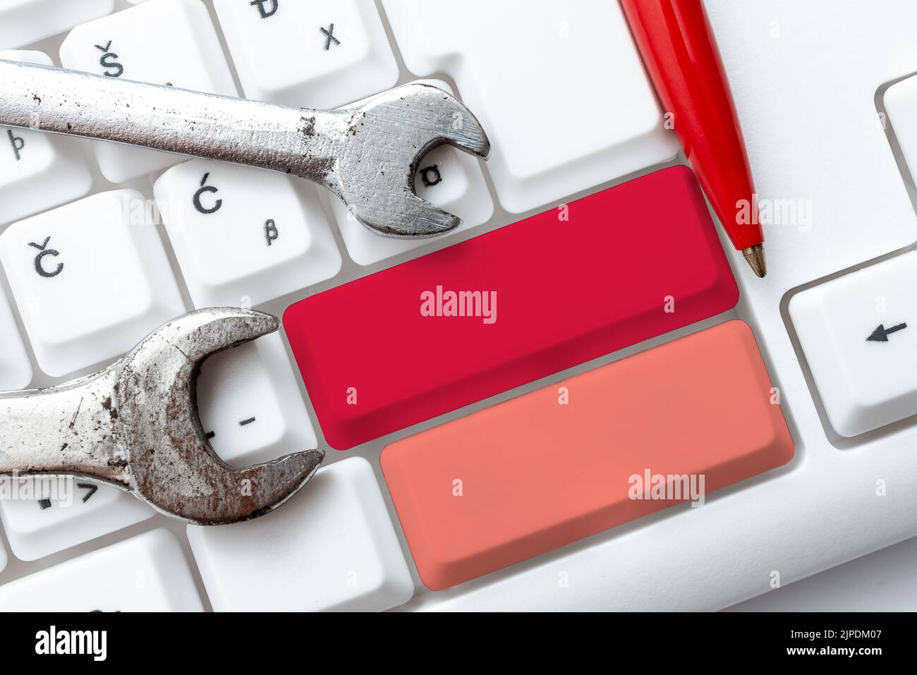 Editing Retyping Report Spelling Errors, Typing Online Shop Inventory, Internet Chatting Services, Coding Programs, Learning New Things, Programming Stock Photo