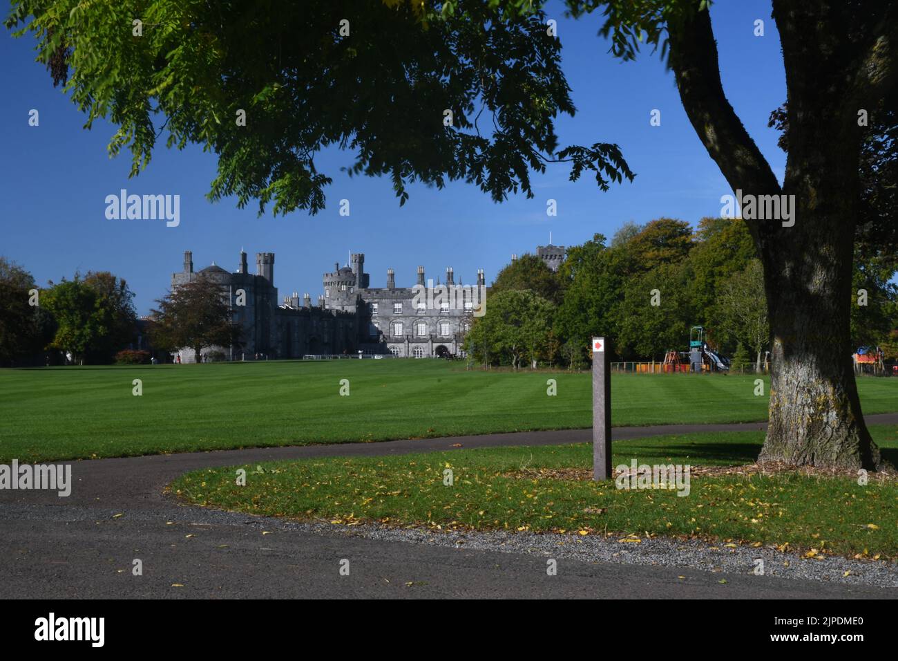 Kilkenny Castle and parkland, Kilkenny, Ireland Stock Photo