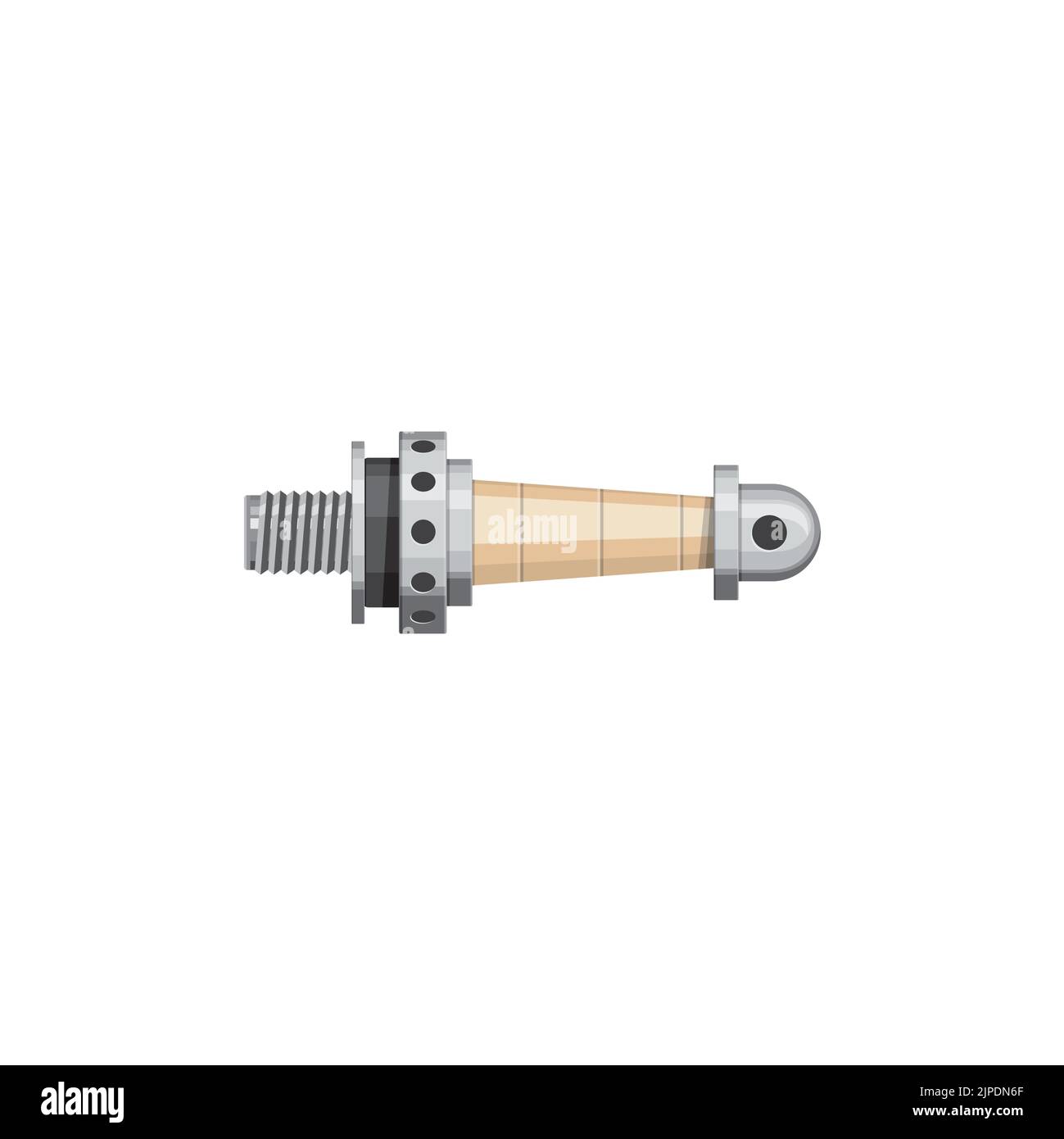 Input shaft or drive shaft isolated realistic icon. Vector driveshaft ...