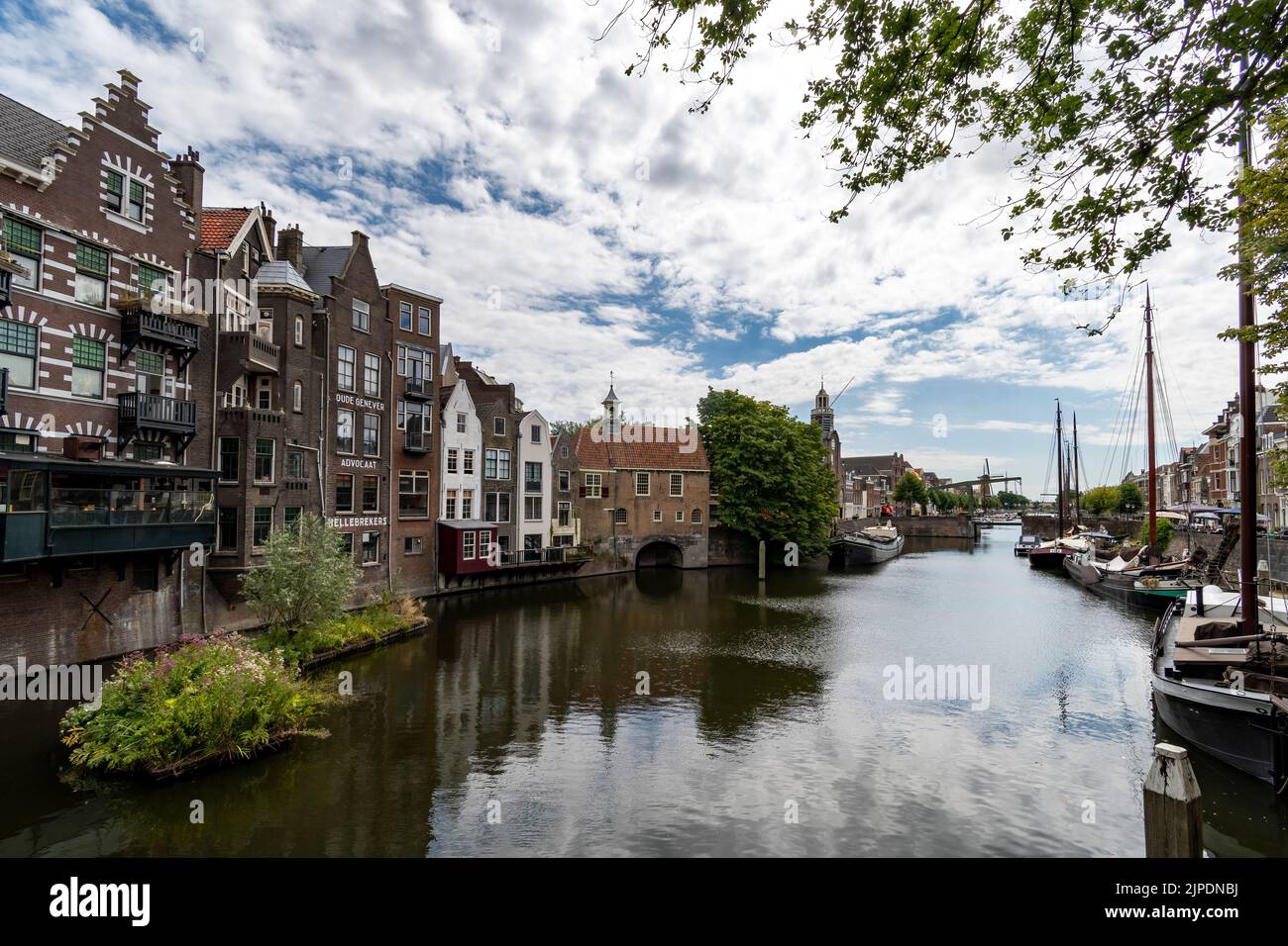 Delfshaven waterfront in Rotterdam in the Netherlands Stock Photo