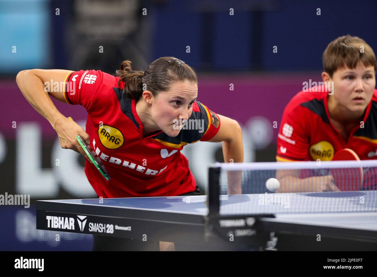 Munich, Germany. 17th Aug, 2022. Table Tennis European Championship