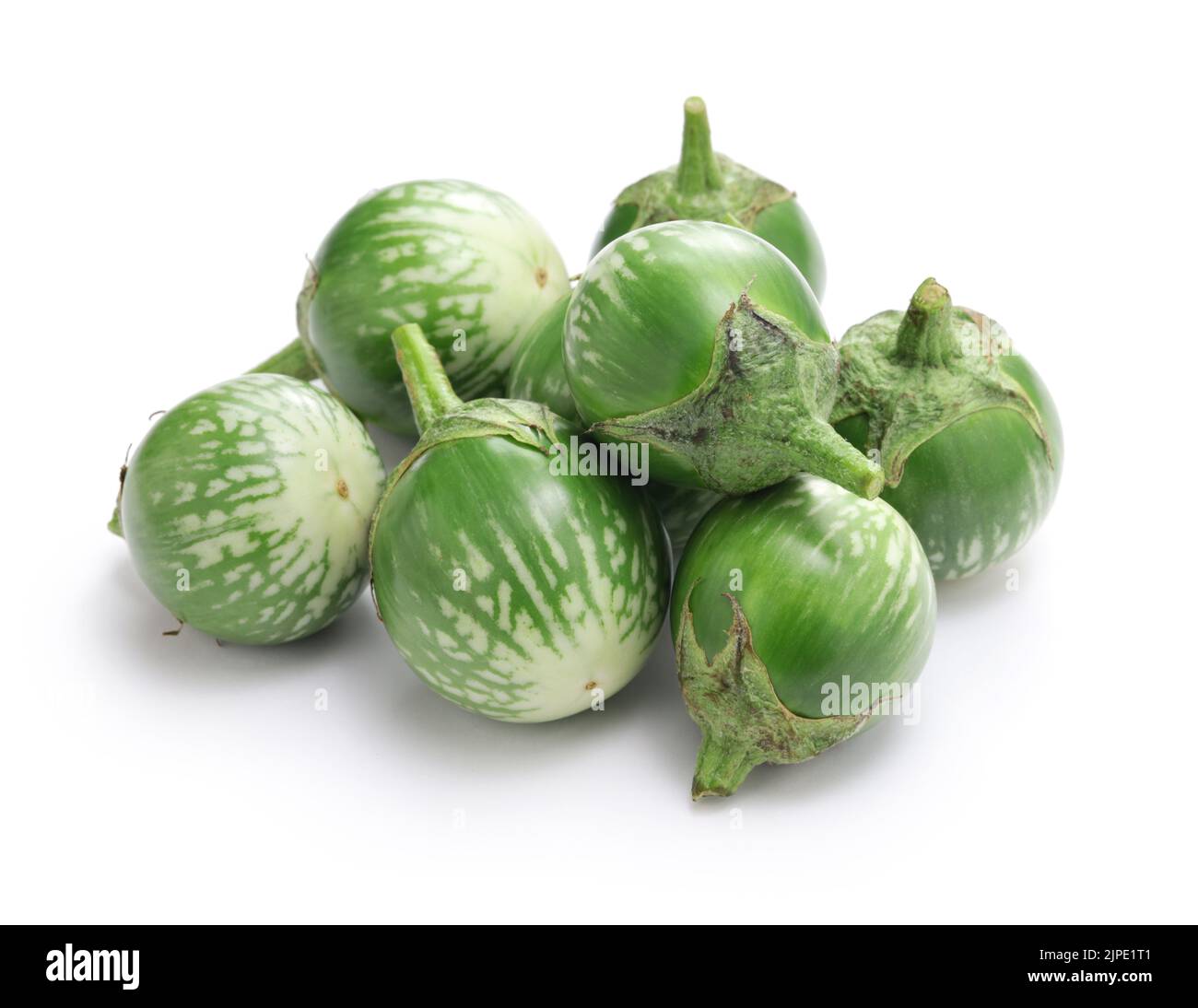 Thai eggplant isolated on white background Stock Photo Alamy