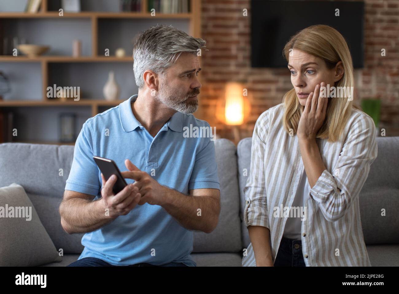 Jealous mature woman 