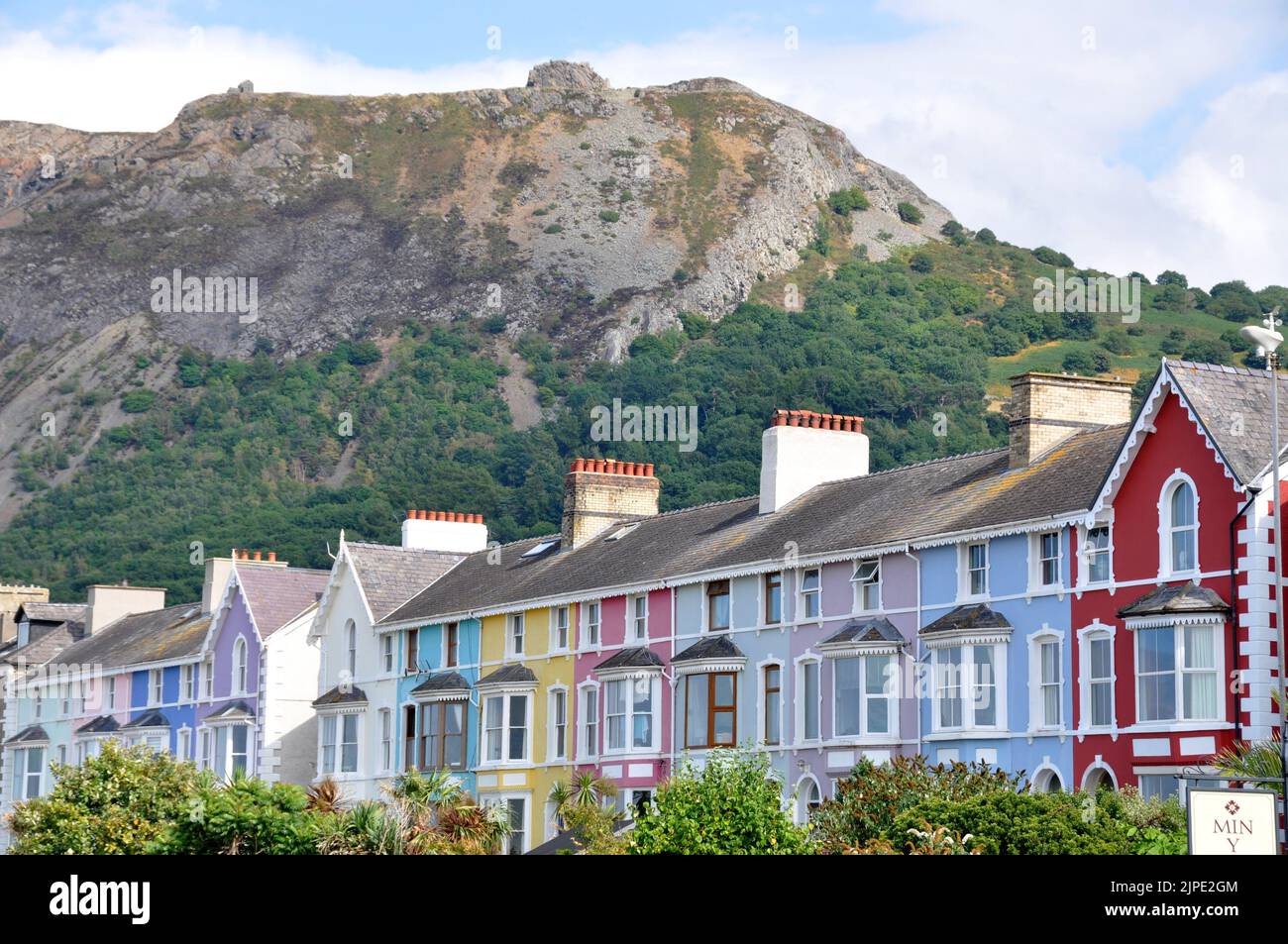 LLanfairfechan, Wales, houses Stock Photo Alamy
