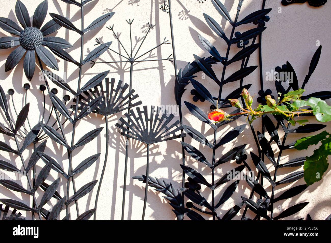 wrought iron, garden decoration, wrought irons, garden decorations