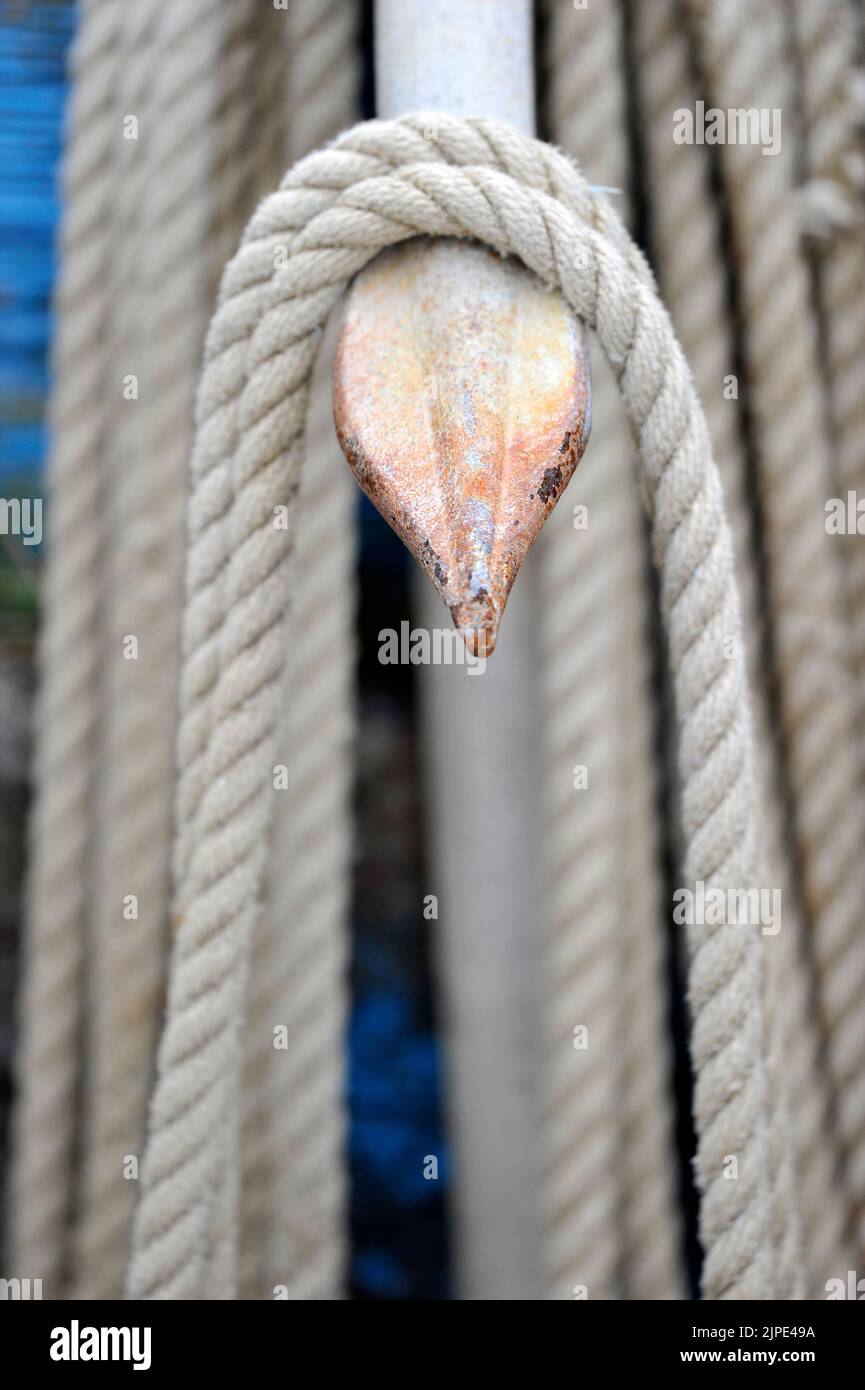 Rope Twine Yarns Stock Photo Alamy