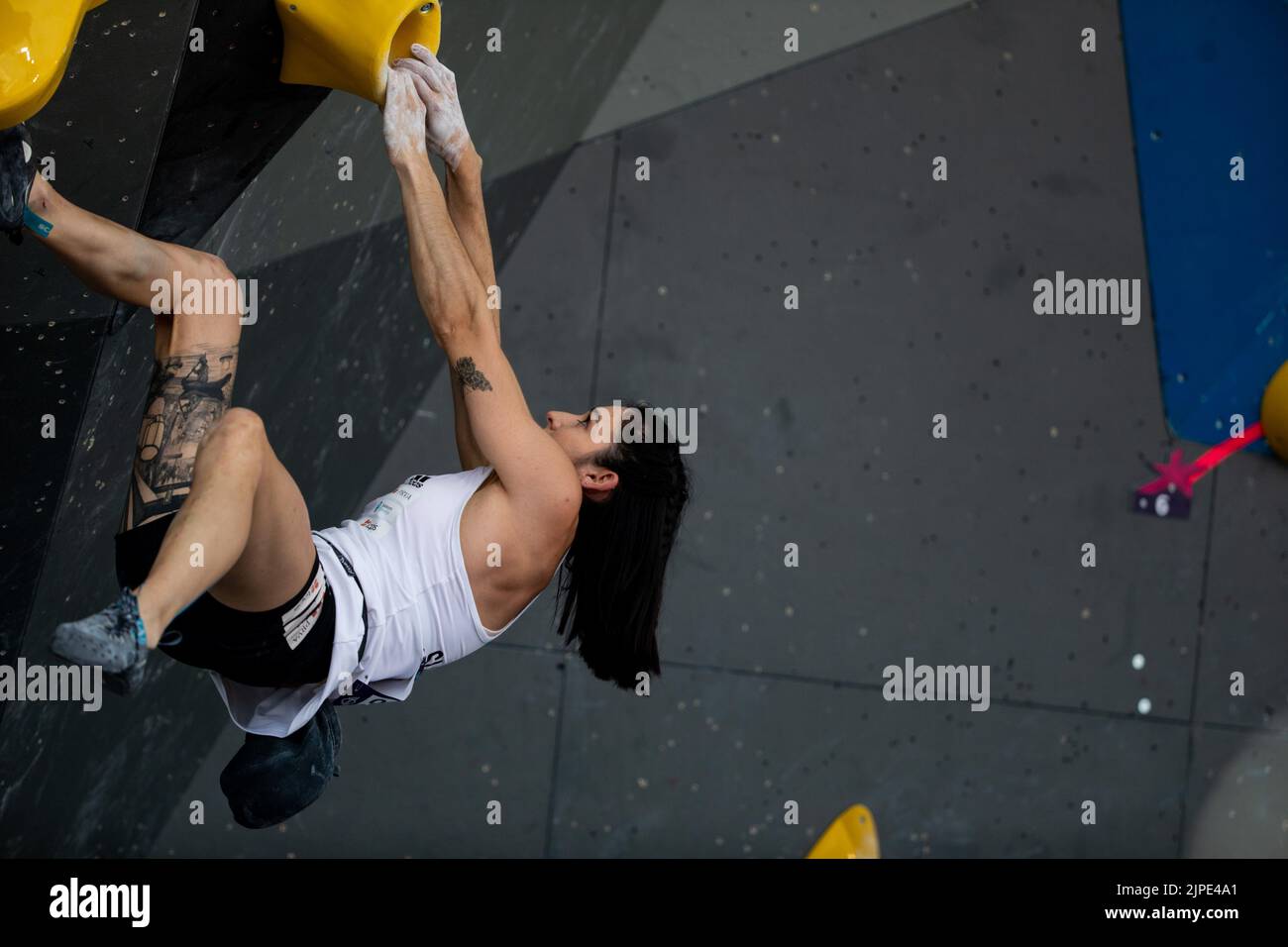 Munich, Germany. 17th Aug, 2022. Munich, Germany, August 17th 2022 Mia Krampl (SLO) in action