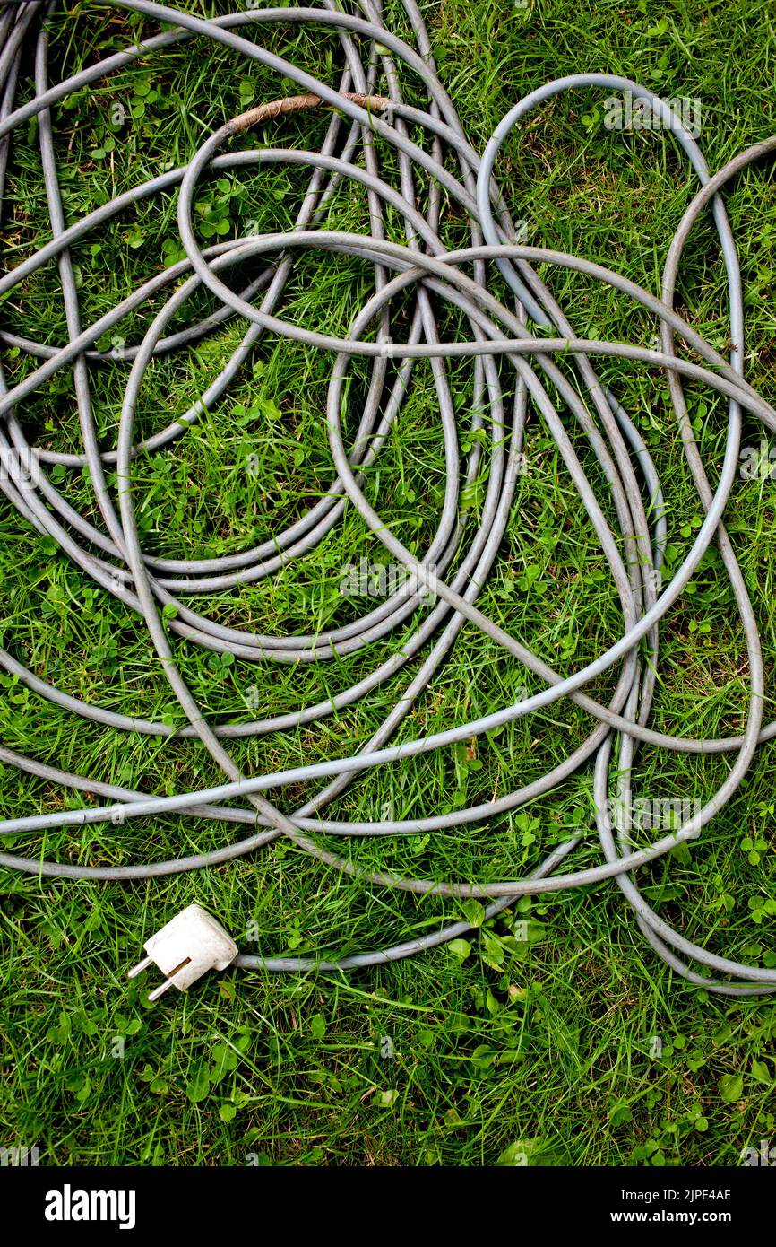 power cable, extension cable, powers, extension cables Stock Photo Alamy