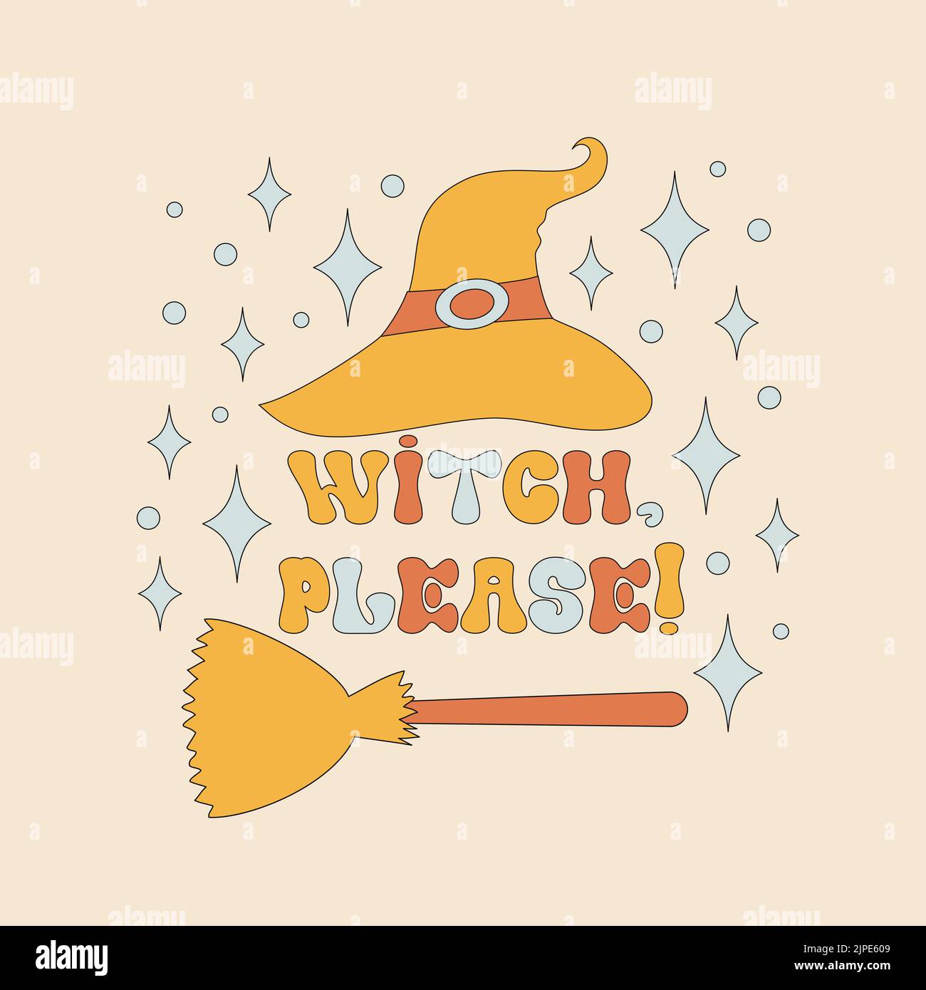Halloween simple minimalist background with a sparkle. Stock Vector