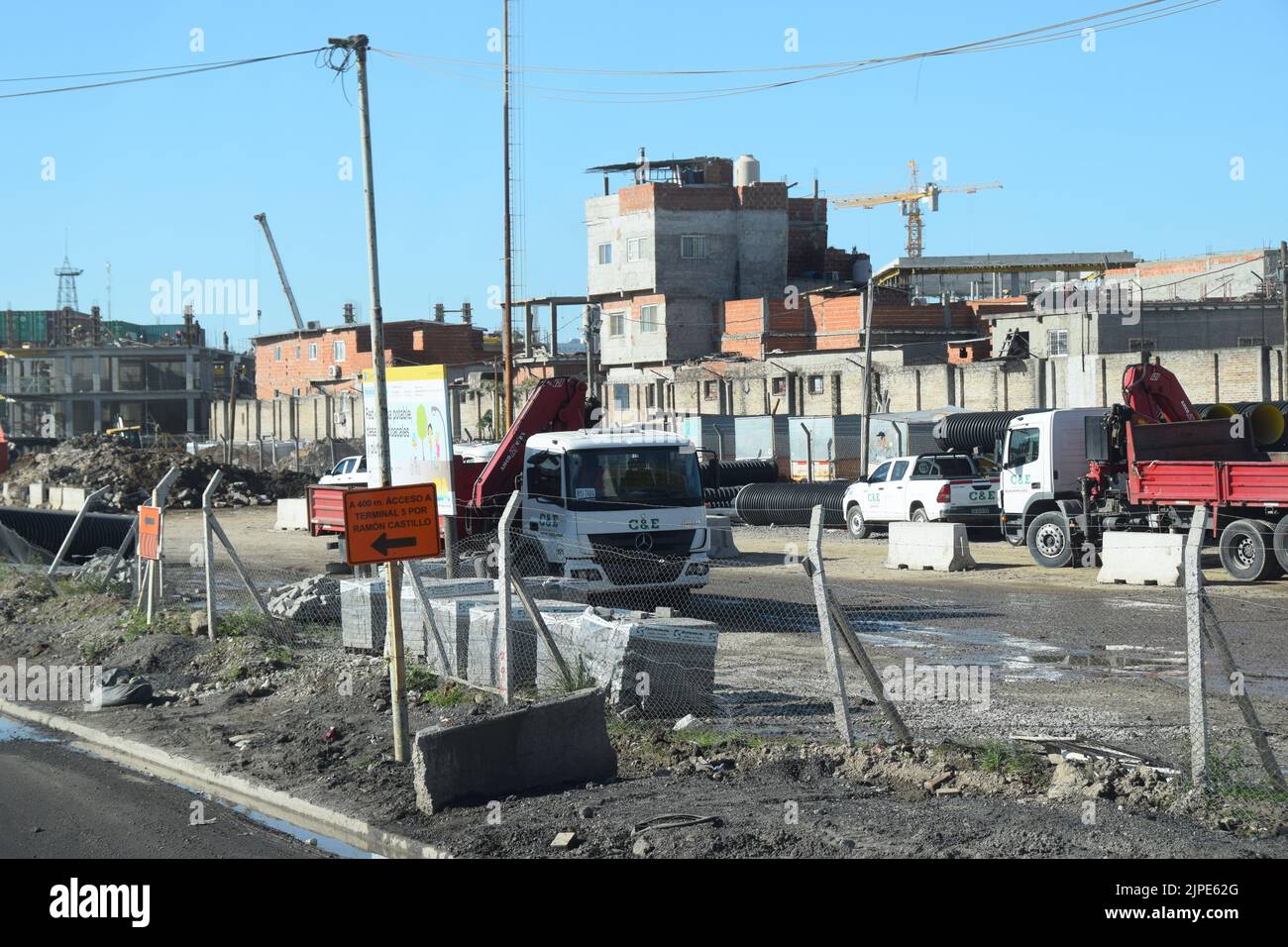 Slum in suburban Buenos Aires Stock Photo
