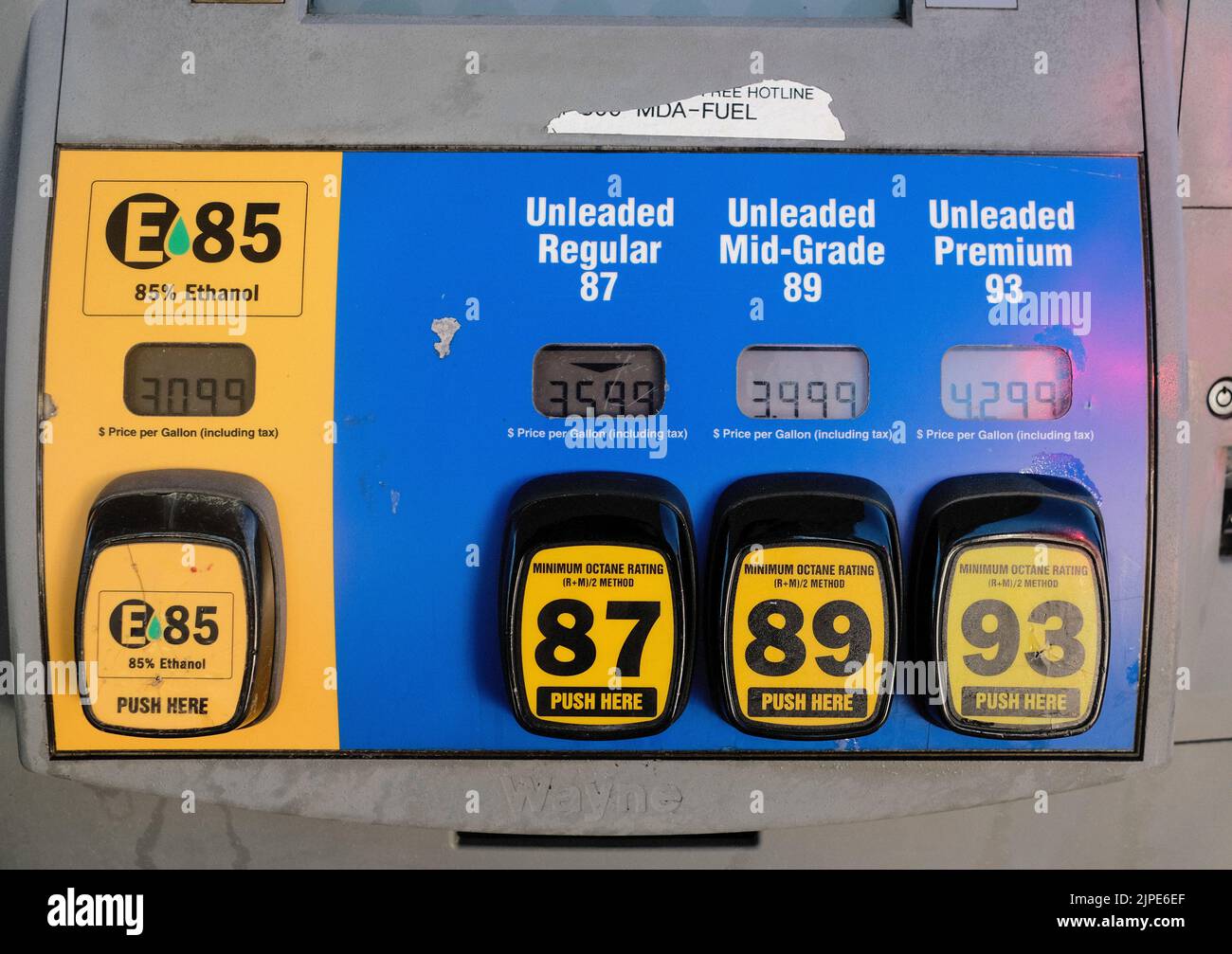 meijer gas station cigarette prices Meijer gas station hi-res stock photography and images